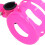 Wasserflaschenhalter Fahrrad, einstellbar, pink 4