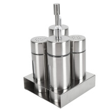 304 Stainless Steel Spice Shaker with Viewing Window, 4 Pack