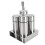 304 Stainless Steel Spice Shaker with Viewing Window, 4 Pack 1