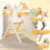 3 in 1 Triangular Climbing Toy Foldable & Height Adjustable Triangle Set for Toddlers Colorful 2