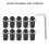 10PCS M5x16mm Motorcycle Windscreen Bolts 18