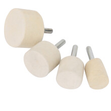 Cerium Oxide Powder 230g + 4 Wool Buffing Wheels for Polishing