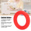 Bright Red Rubber Bobbin Holder for Sewing Machine, 133mm Diameter 12
