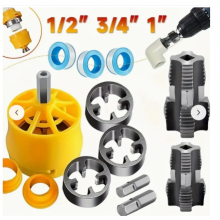 (D) PVC Pipe Threader - Double Head Wire Tool (50 chars)