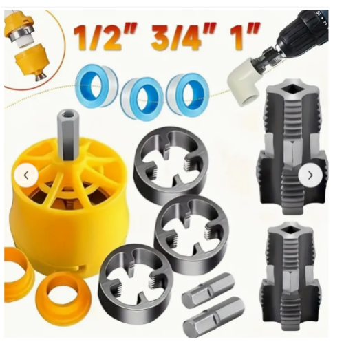 (D) PVC Pipe Threader - Double Head Wire Tool (50 chars)