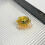 (Gold) Bague Halloween Perle Pompon Fête 6