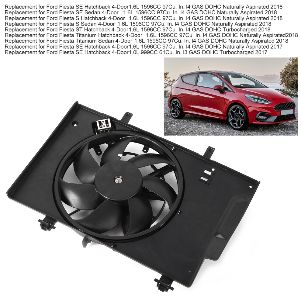 Car Radiator Fan For Fiesta 2011-2018 1.6L 7444352689118
