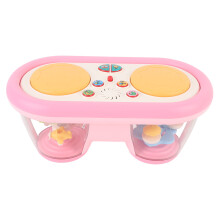 Children’s Pink Light Music Clapping Drum with Electronic Piano & Battery