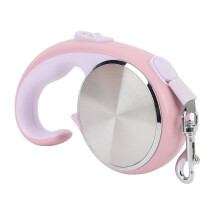 Automatic Retractable Dog Leash with Stainless Steel Movement, Comfortable Grip