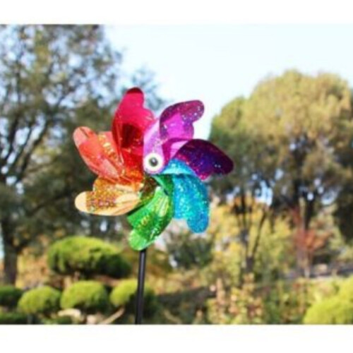 Reflektierende Windräder / Windspiel / Vogelscheuche 2er-Pack MultiColor 2