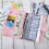 A6-Ringbuch mit Budgetblatt, Budgetplaner Pink 6
