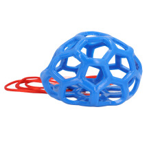 Hanging Rubber Feeding Toy - Soft, Lightweight Blue for Horse & Farm