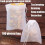 Tea Bags for Loose Tea, Reusable Natural Empty Drawstring Tea Bags 4