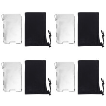 4X 9 Platten Faltbare Outdoor Camping Kochen Herd Gasherd Windschutzscheiben Windschutzscheibe