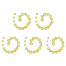 SLADE 80Pcs PU Leather Pads Tone Flute DIY Repair Tool Woodwind Musical Instrument Replacement Accessories