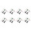 8X DC5V Ultrasonic Mist Maker Humidifier Atomizer Drive Module Ultrasonic Humidifier Diy Package Type-C Usb Interface 1