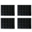 4X 20-Hole Silicone Mold Cake T  Pizza Model Round Bread Hamburger Mold Non-Stick Baking Tray Tool 1