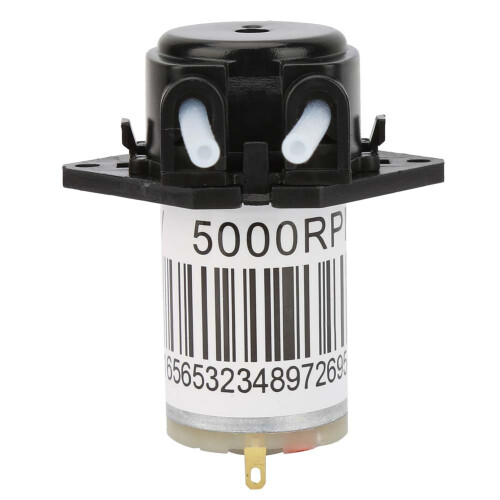 Quiet6V Mini Peristaltic Pump Self Priming Titration Pump Right Angle Reversible Flow DIY Aquarium Dosing Pump Easy Cleaning Compact Structure Low