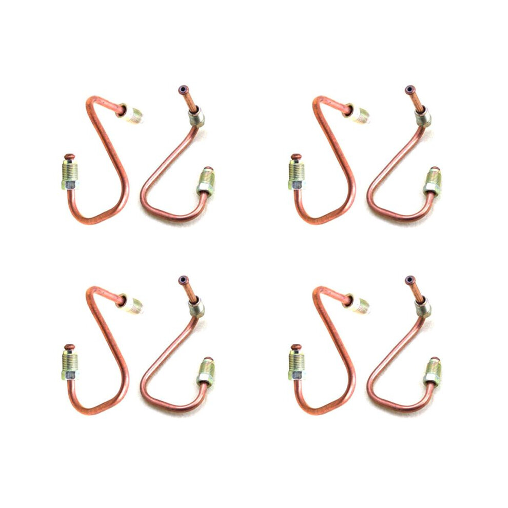 8X 8D0611721f 8D0611722f Car Front Left & Right Brake Hydraulic Pipe Fit For B5 A4 A6 S6 Avant 4711642503342