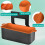 (Orange) Silicone Grease Cup Liners, Dishwasher Safe & Durable 4