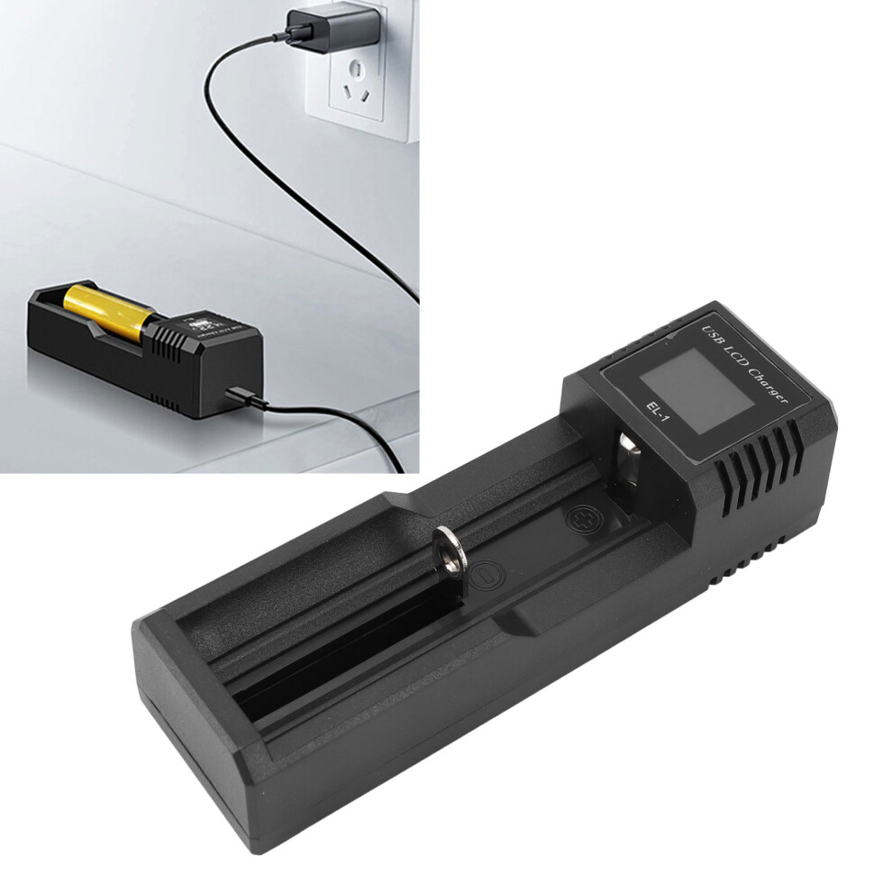 Universal 3.7V/1.2V Battery Charger For 10440 26650, Abs, Usb 9371391096981