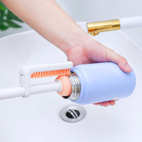 (White) 360 Rotating Cup Brush for Wine & Coffee 1
