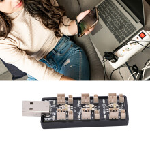 6-Kanal USB-Batterieladegerät 3,8 V 6x600 mA LED ABS
