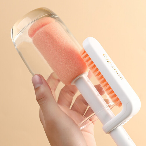 (White) 360 Rotating Cup Brush for Wine & Coffee 2