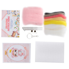 Nadelweberwolle-Set 197# Schweine-Plüschpuppe DIY Bastelmaterial