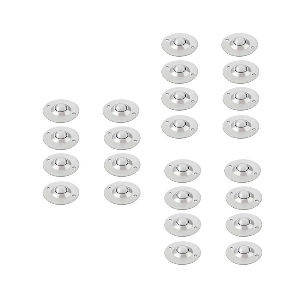 24Pcs Cy-16B 5/8-Inch Bearing Steel Roller Flange Conveyor Transfer Unit 4712786681323
