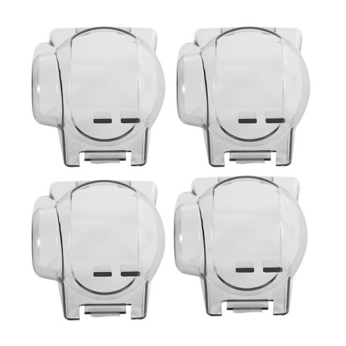 4X for   Pro / Platinum Gimbal Lock Camera Guard Protector Transport Fixed Lens Cover (Transparent Gray) 1