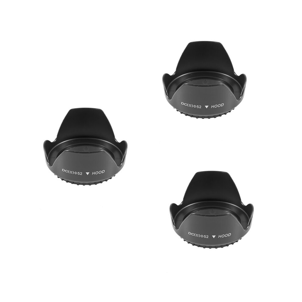 Photos - Other Photo Accessory Zandona 3pcs 52mm Petal Flower Lens Hood for D5200 D5100 D3200 Kit F3.5-5.6G 