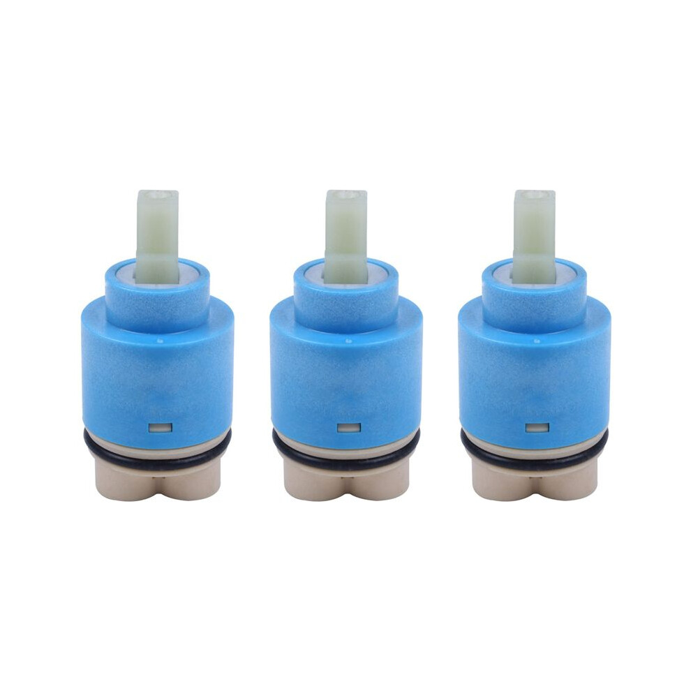 3X Ivory Plastic 35Mm Diameter Water Tap Faucet Cartridge Valve 6034127455416