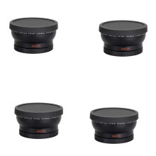 4pcs 58MM Wide Angle 0.45x Converter Lens with Macro Close- Attachment for   Rebel T6s,T6i,SL1,T5,T5i,T4i,T3