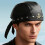 (Sun ghost) Halloween Leather Hat with Adjustable Headband 2