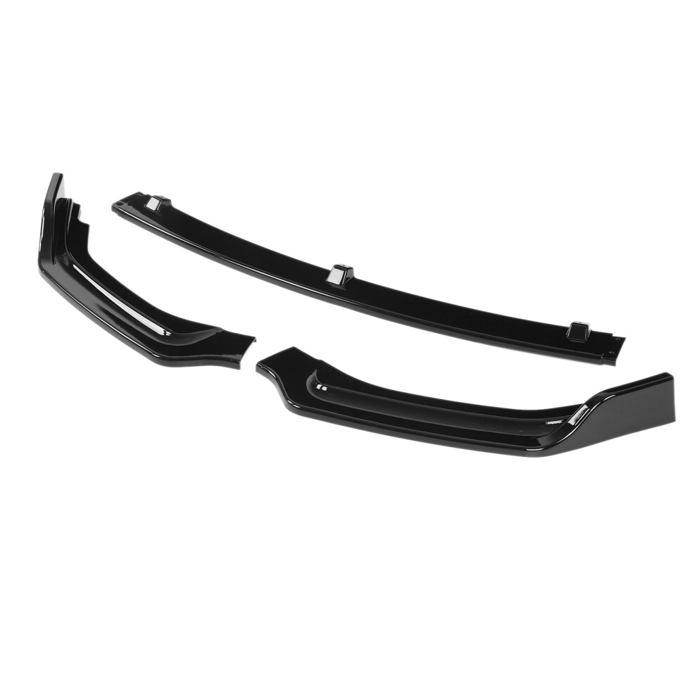 3 Piece Gloss Splitter Lip Infiniti Q50 Black 7055741653247