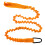 (Orange) Kayak Paddle Leash Stretchable Hook for SUP Canoeing 2