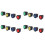 16 X 12V LED Illuminated Rocker -Off Toggle SPST  Dash Light Car Boat 1