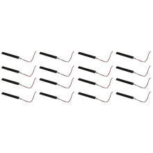 16Pcs Foot Sensing Strip Sensor Bar for Dancing Machine Accessories with Black Rubber Protector