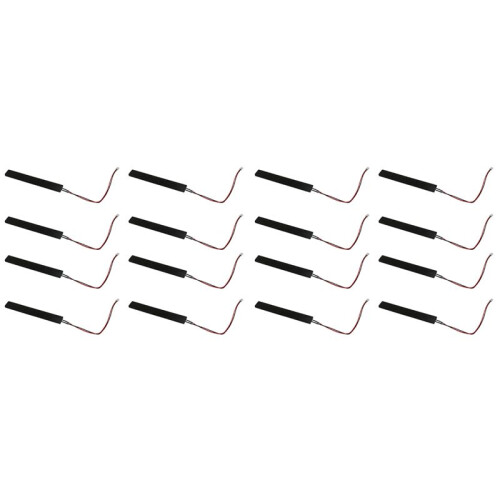 16Pcs Foot Sensing Strip Sensor Bar for Dancing Machine Accessories with Black Rubber Protector