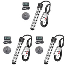 3X Réchauffeur D'Immersion 2500W, Minuterie Automatique de Chauffe-Piscine, Chauffage D'Immersion de Chauffage de Piscine Sûr, Parfait pour les