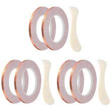 6mm Backed Copper Foil Tape for Stained Glass (6Roll)