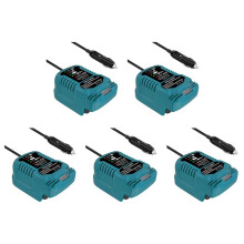 5X voor Maikta BL1830 BL1840 BL1850 BL1840B BL1815 18V Li-Ion Batterij Sigarettenaansteker Plug Oplader Voertuig Oplader