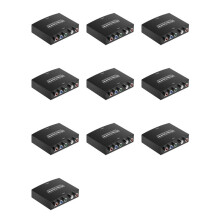 10X Convertidor Ypbpr una Componente una HD Compatible con Convertidor Ypbpr+L/Raudio una Compatible con