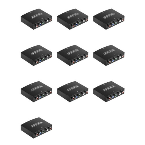 10X Convertidor Ypbpr una Componente  una HD Compatible con  Convertidor Ypbpr+L/Raudio una Compatible con