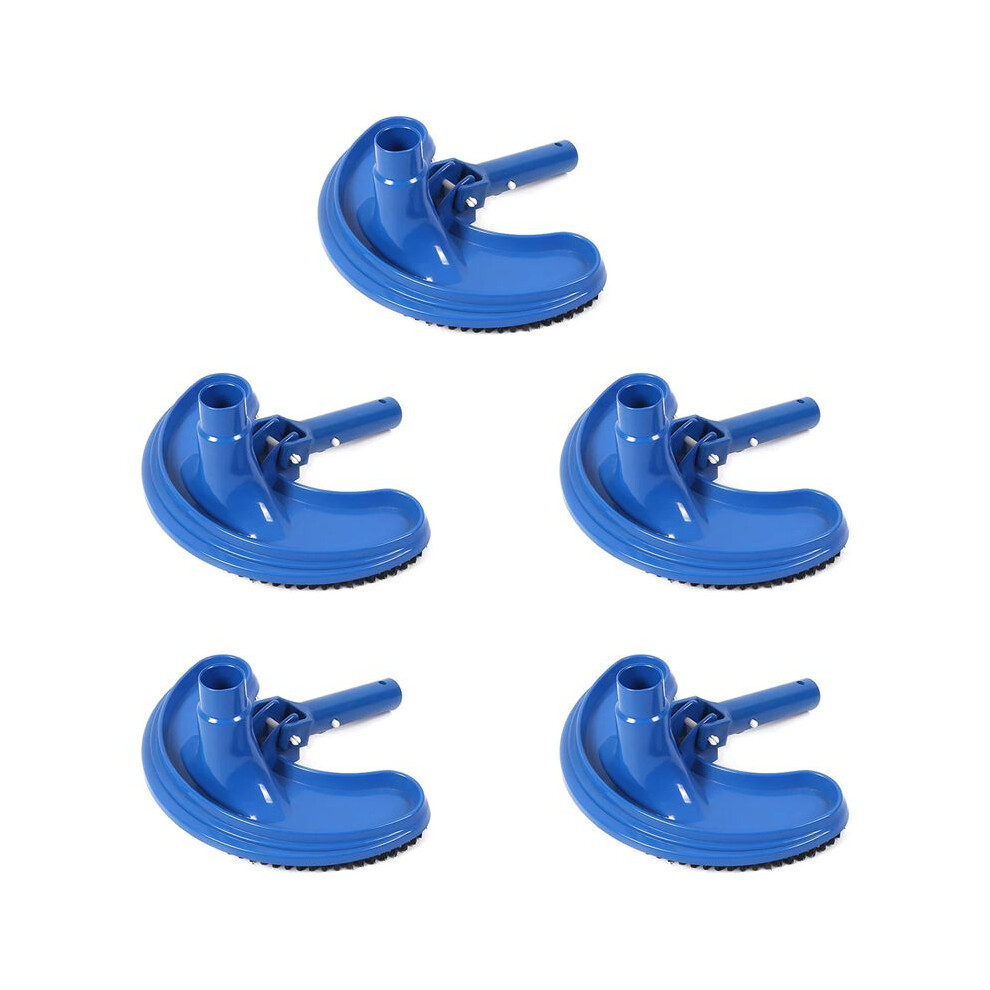 Melitt 5X Vacuum Brush Cleaner Pool Suction Brush Cleaner Flexible Swimming Pool Cleaning Tool Curved Brush