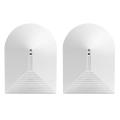 2X Glass Break Sensor Detector for Alarm System Wired Glass Break Sensor