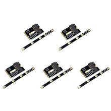5X M.2 Wifi Adapter M.2 Wifi to Nvme SSD Adapter PCIe4.0 to M2 NGFF Key A+E Wifi Card Raiser for WiFi/WWAN/LTE Module