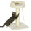 PawHut PawHut 83cm Cat Tree Tower with Scratching Post, Kitten Bed, Toy, Cream 2