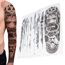 10 Blätter wasserdichtes Arm-Tattoo TQB-215 170x480mm